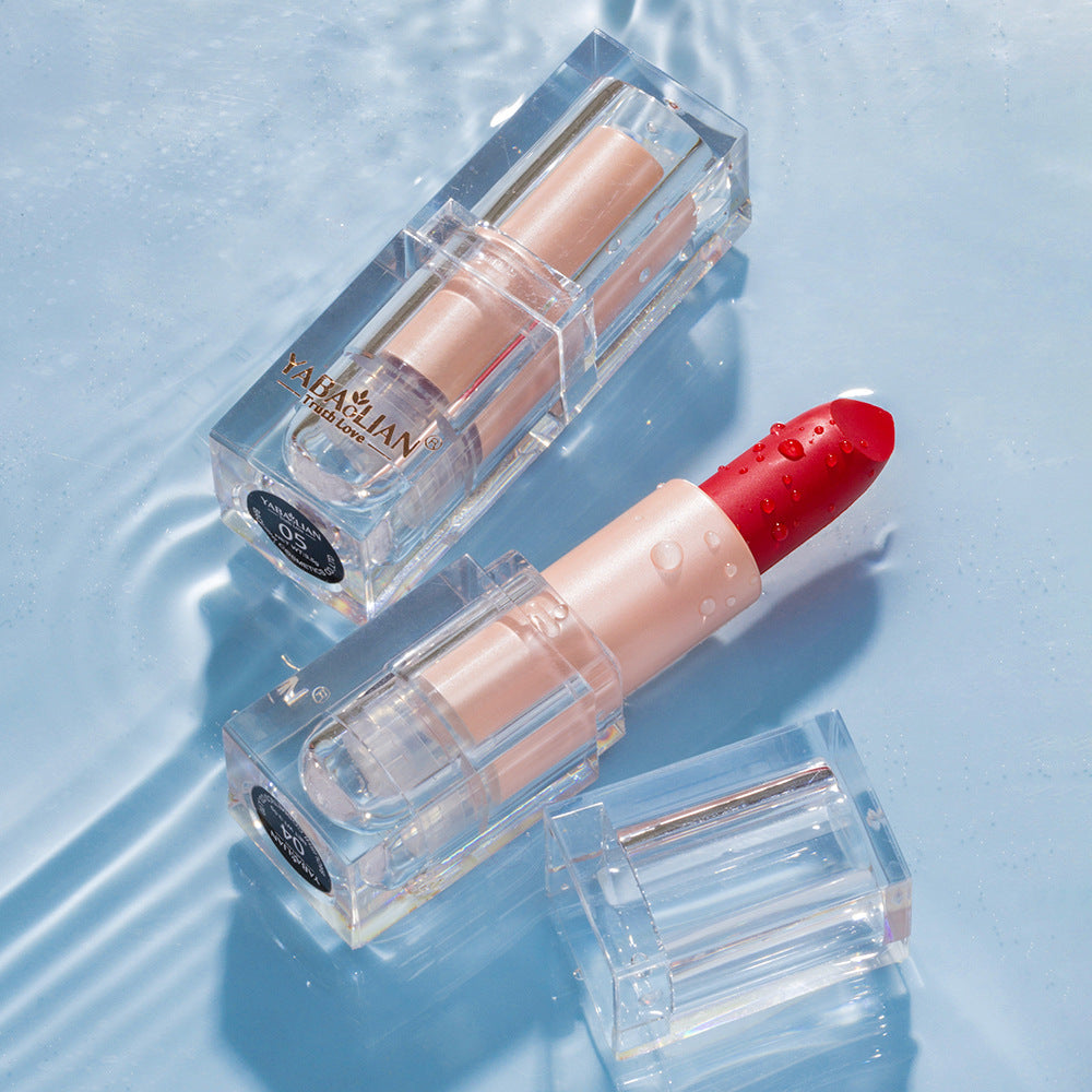Matte Finish Crystal Square Tube Lipstick Matte Finish Crystal Square Tube Lipstick